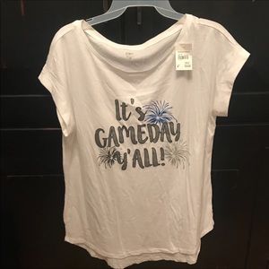 NWT Medium Cato Game Day T-shirt Football